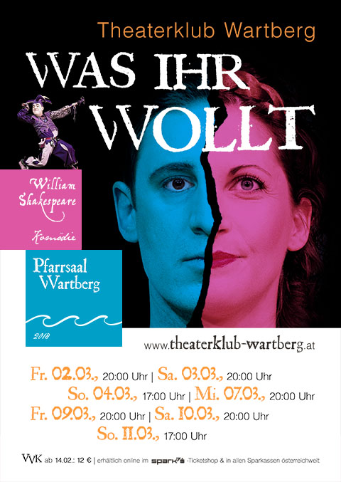 Plakat zu Was ihr wollt